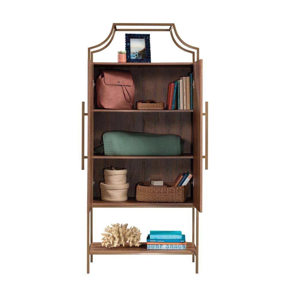 Sindoori Mango Brown Storage Cabinet with Adjustable Shelving