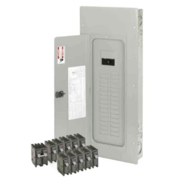 Eaton BR 150 Amp 30-Space 30-Circuit Indoor Main Breaker Loadcenter with Cover Value Pack (10-BR120, 1-BR230)