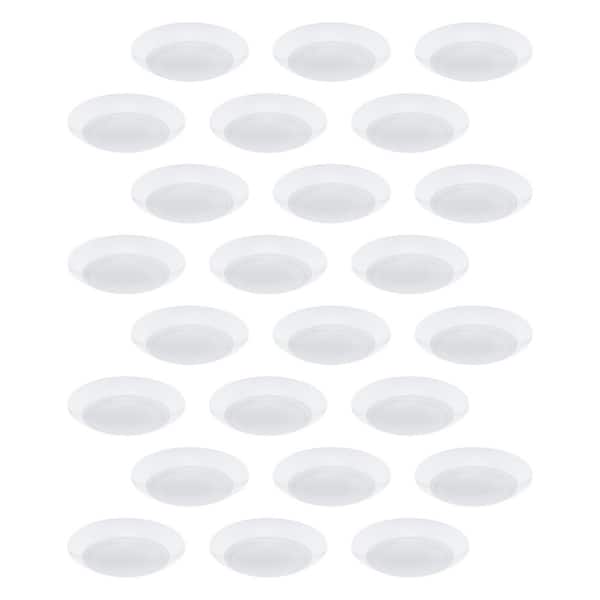 Disc 7.5 in. White Selectable 5CCT LED Flush Mount (24-Pack)