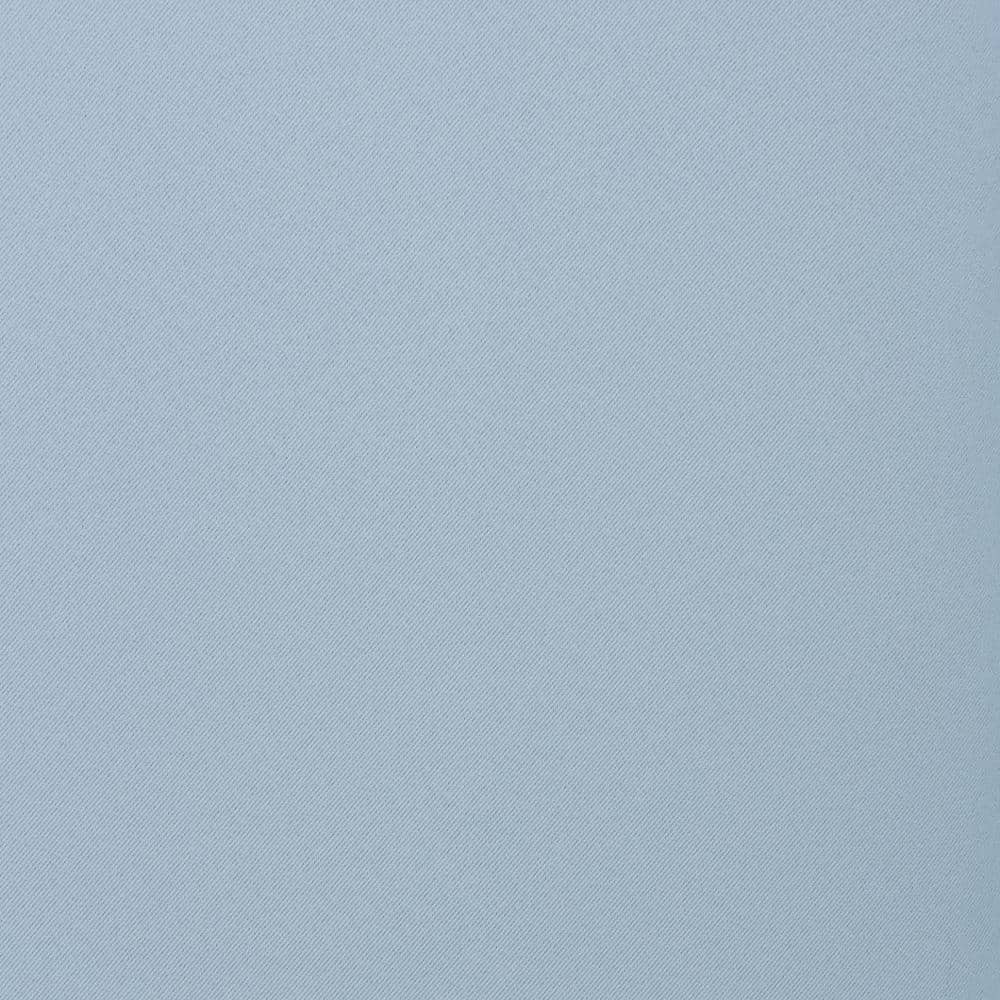Frosted Blue 63-Inch Blackout Polyester Curtain Panel