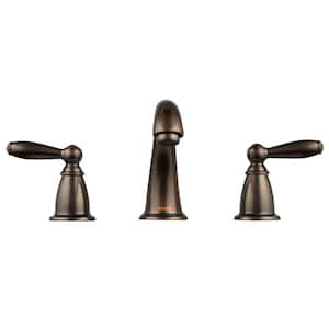 Brantford 8 in. Widespread 2-Handle High-Arc Bathroom Faucet Trim Kit in Oil Rubbed Bronze (Valve Not Included)