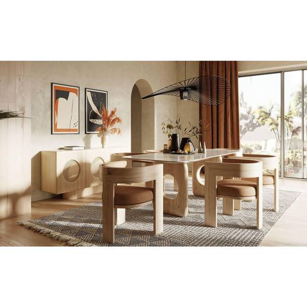 Nova Domus Osaka Natural Ash Wood 70 in. Buffet