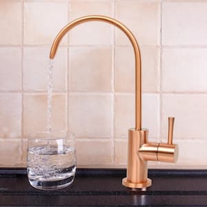 1-Handle Copper Finish Drinking Fountain Water Faucet