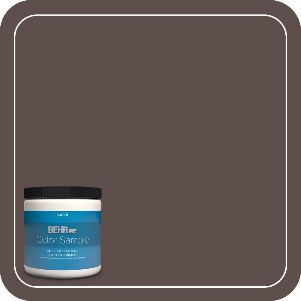 8 oz. Home Decorators Collection #HDC-AC-07 Oak Creek Satin Enamel Interior/Exterior Paint & Primer Color Sample -  BEHR PREMIUM PLUS, ZZ049739