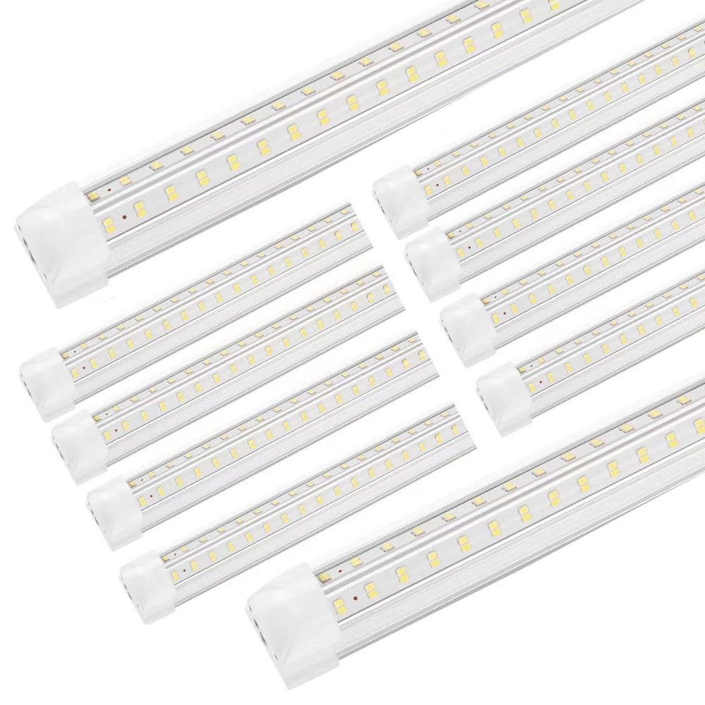 10-Pack 4 ft. 325-Watt Equivalent White LED Shop Light for Garage Warehouse Workbench Workshop, Linkable, 50W 6500K price history on PriceWatchPro