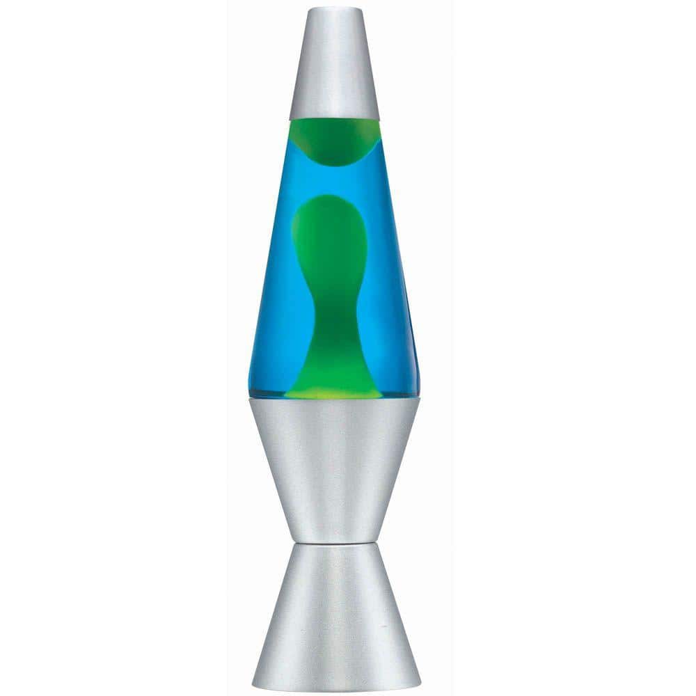 【訳あり未使用】LAVA ランプ 14.5インチ 青と緑のグラデーション Lava Lite 14.5 in. Blue and Green Classic Lava Lamp 2124 - The