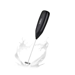 1.5 in. Black Handheld Milk Frothier