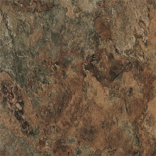 TrafficMaster Morocco Slate 12 in. x 12 in. x .080 in. Peel and Stick Vinyl Tile (30 sq. ft. / case)