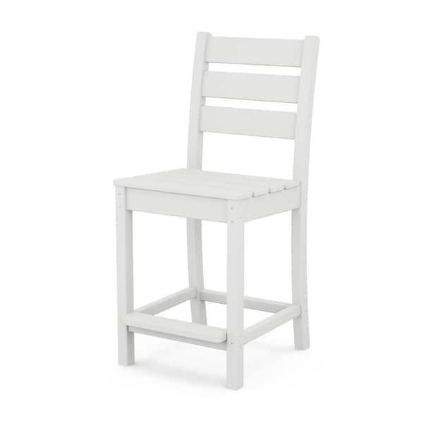 POLYWOOD Grant Park Counter Side Chair in White
