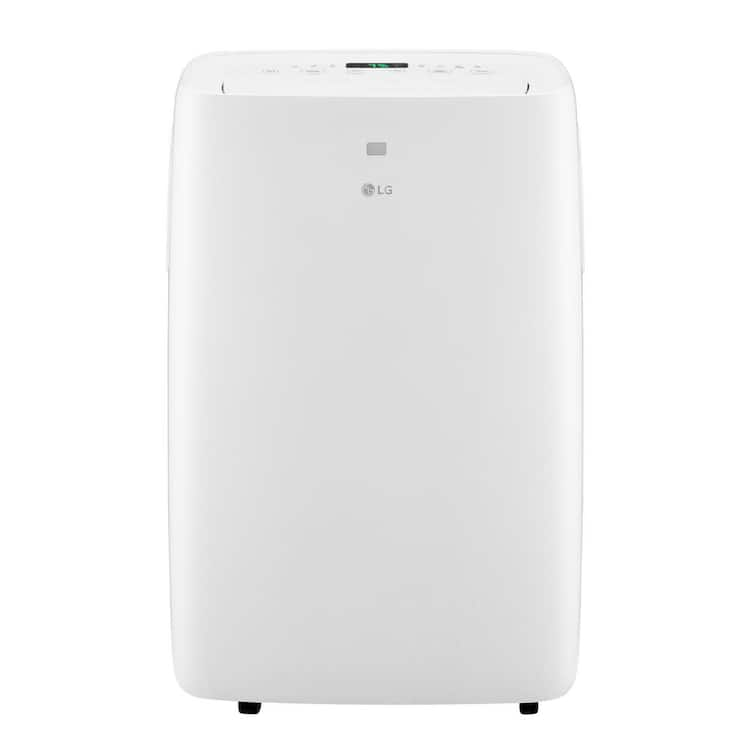 LG 7,000 BTU (12,000 BTU ASHRAE) 115V Portable Air Conditioner Cools 300 Sq. Ft. with Dehumidifier in White