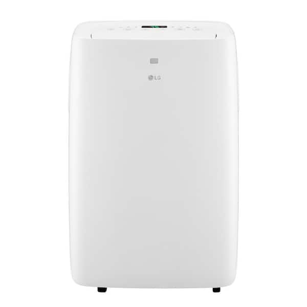 LG 7,000 BTU Portable Air Conditioner Cools 300 Sq. Ft. with Dehumidifier and Remote in White