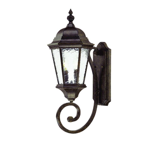 Acclaim Lighting Telfair Collection 2-Light Black Coral Outdoor Wall ...