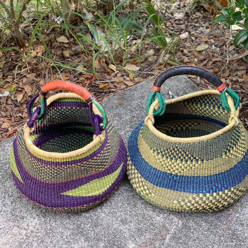 Sustainably Produced Bolga Pot Basket Set of 3 – Woven Worldwide