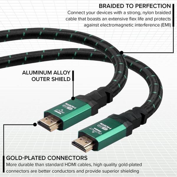 Generations Bronze Series 8ft. 4K HDR HDMI Cable - 18 GBPS