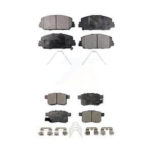 Front Rear Ceramic Brake Pads Kit For Honda Accord KTC-100284