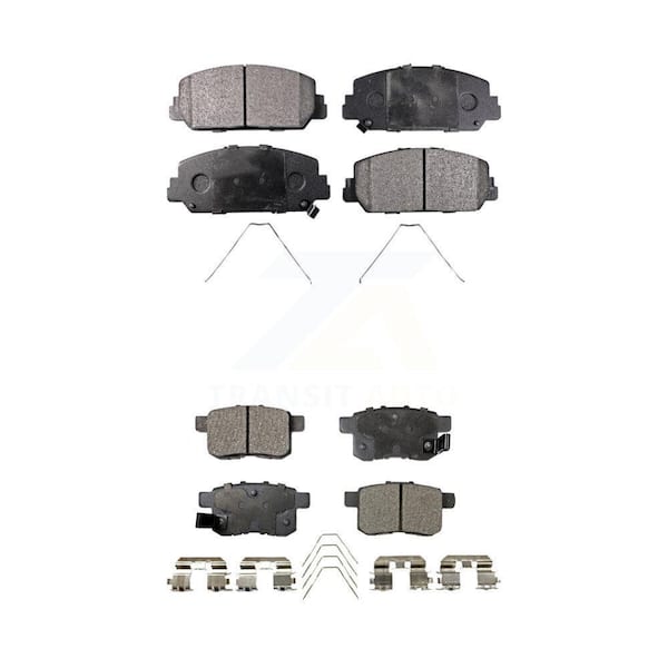 TEC Front Rear Ceramic Brake Pads Kit For Honda Accord KTC-100284