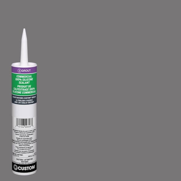 Custom Building Products Commercial 19 Pewter 10 1 Oz Silicone Caulk Ccsc19 The Home Depot