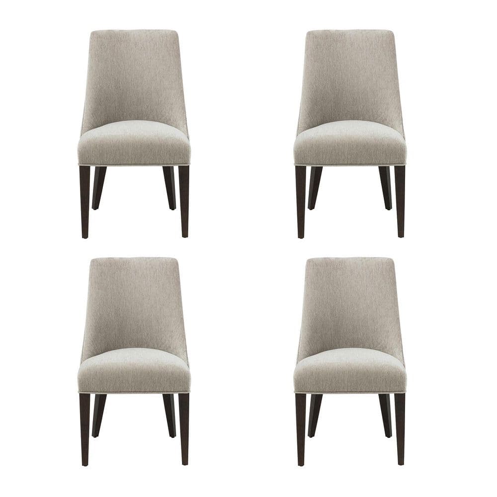 Manhattan Comfort Beever Modern Taupe Chenille Fabric Upholstered