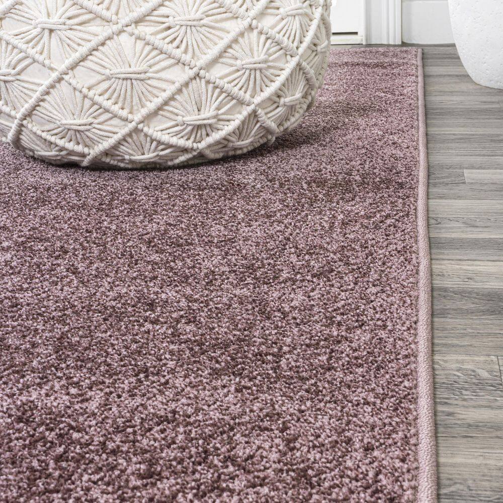 Reversible Easy-Care Red Synthetic 8' x 10' Area Rug