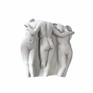 15.5 in. x 15 in. Three Graces Original Scale Wall Fragment Sculpture