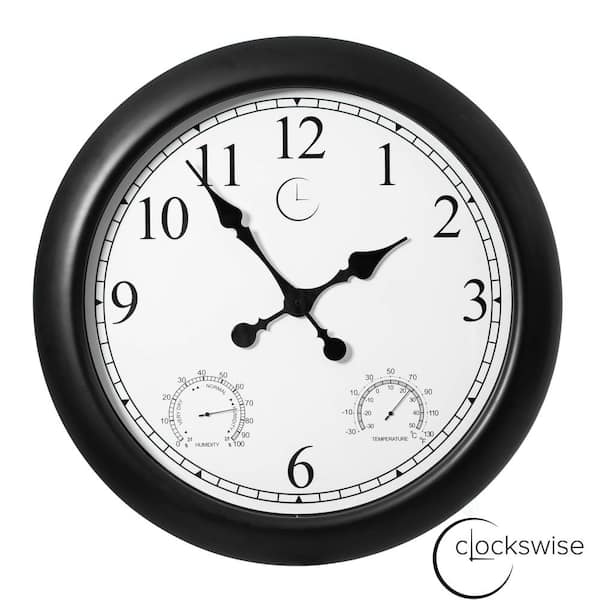 La Crosse Technology 18 in. Indoor Outdoor Atomic Analog Clock