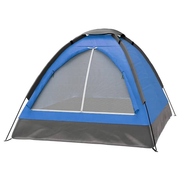 Wakeman Outdoors 2-Person Blue Dome Tent with Carry Bag