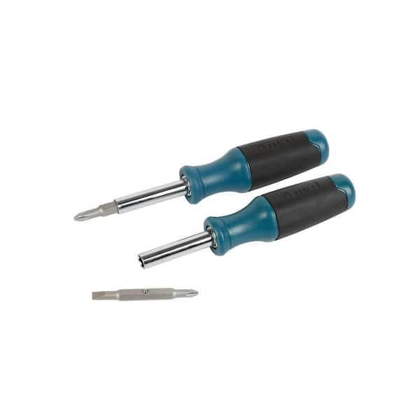 Anvil 6-in-1 Multi-Bit Screwdriver (2-Pack) 91604 - The Home Depot