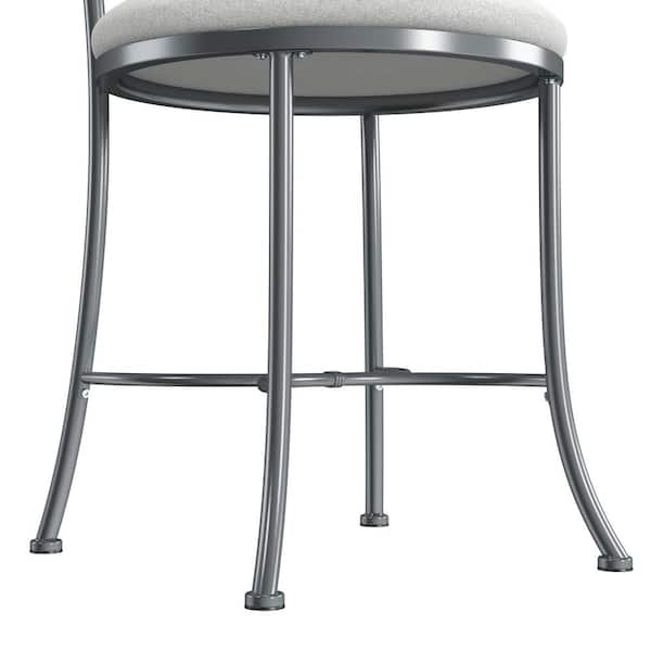 Chrome discount vanity stool