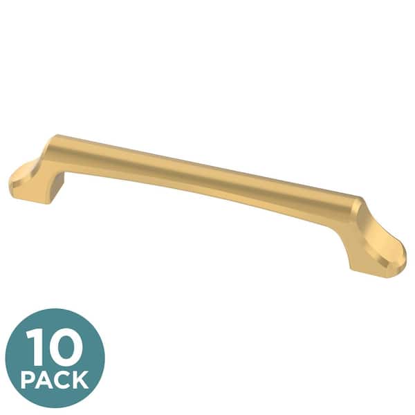 Liberty (10-Pack) Archways 5-1/16 in. (128 mm) Classic Modern Gold Arch Cabinet Handle Drawer Pulls