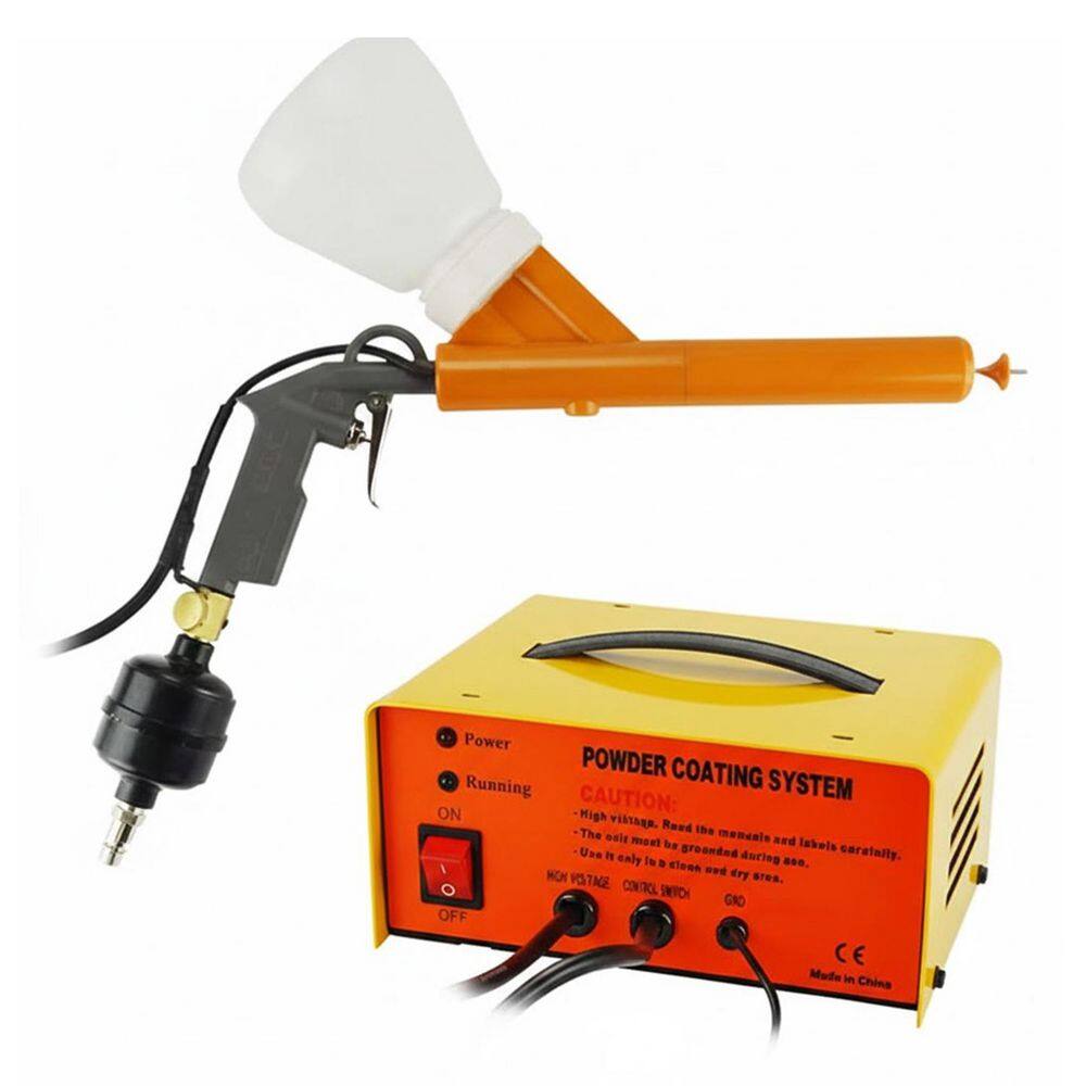 2 Powder Cup Gravity Feed Electrostatic Powder Coating Spray Gun System with 3 Nozzles and Foot Switch price history on PriceWatchPro