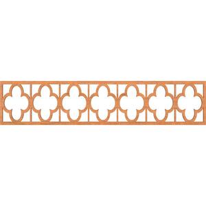 Woodall Fretwork 0.25 in. D x 46.75 in. W x 10 in. L Cherry Wood Panel Moulding