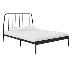 Anastasia Black Metal Full Size Bed