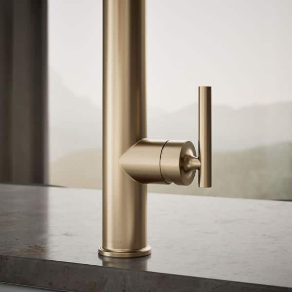 KOHLER Purist Single-Handle Standard Kitchen Faucet in Vibrant