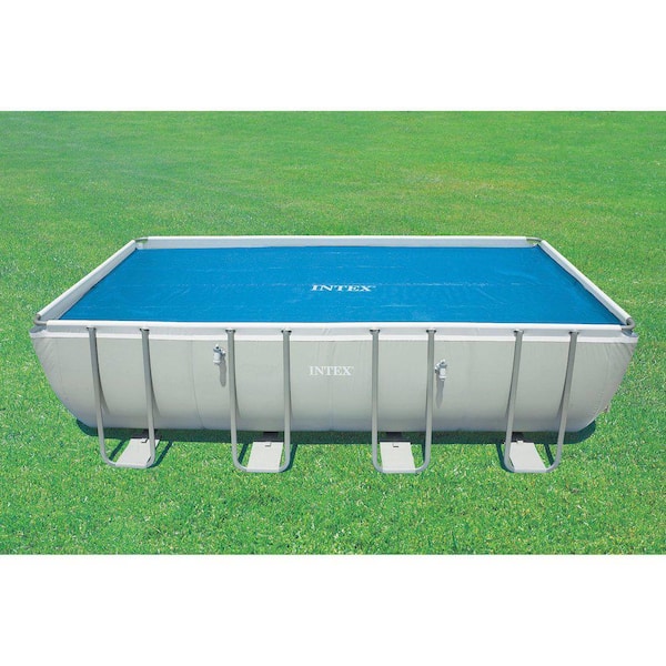 9 x 18 ft. Rectangular Solar Frame Set Swimming Pool Cover (2-Pack)