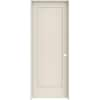 JELD-WEN 36 in. x 80 in. 1 Panel Shaker Left-Hand Solid Core Primed ...