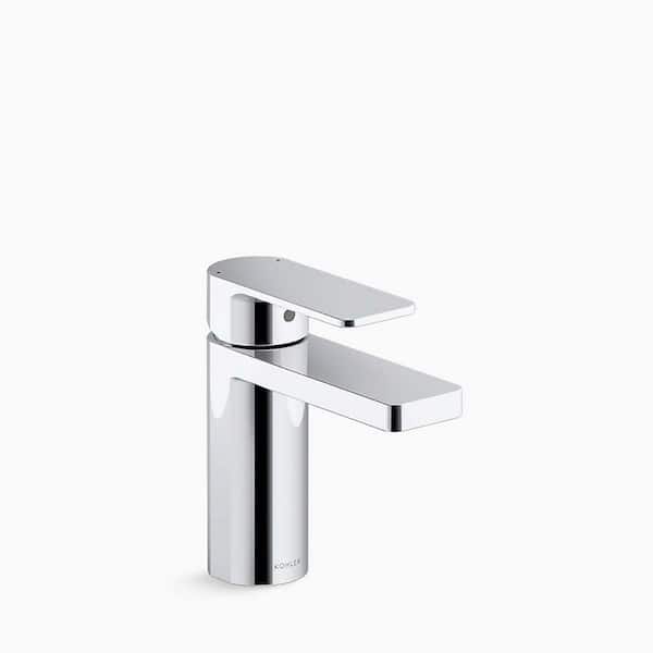 KOHLER Parallel 1.0 GPM Single Handle Single Hole Bathroom Sink Faucet in Polished Chrome