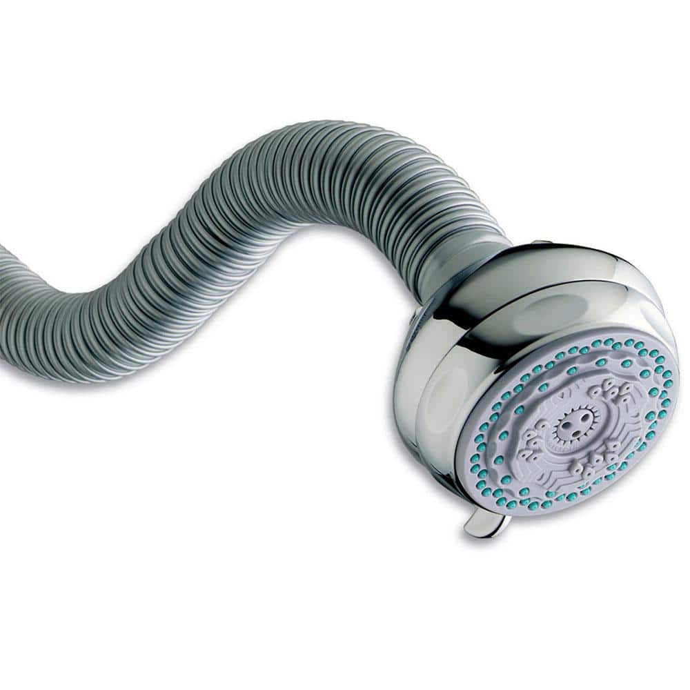 UPC 073950288583 product image for 6-Spray 3.5 in. Single Wall Mount Fixed Shower Head in Chrome | upcitemdb.com