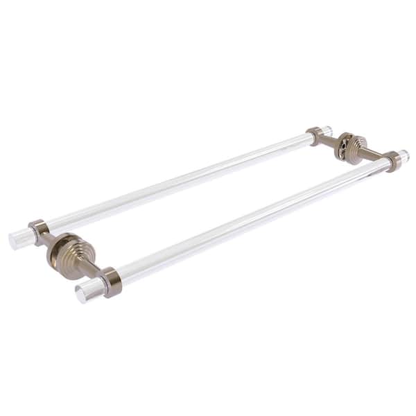 Allied Brass Pacific Beach 24 in. Shower Door Handle in Antique Pewter (1-Pair)