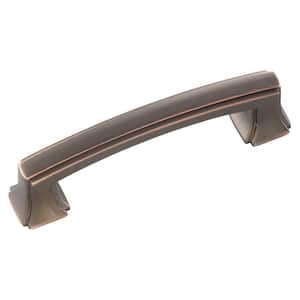 Bridges Collection 3 in. (76 mm) Oil-Rubbed Bronze Highlighted Cabinet Door and Drawer Pull (10-Pack)
