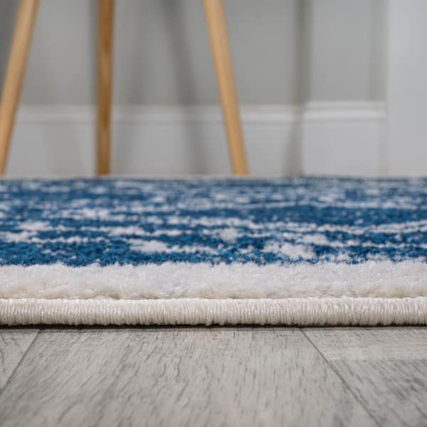 JONATHAN Y Amir Moroccan Beni Souk Navy/Ivory 4 ft. x 6 ft. Area
