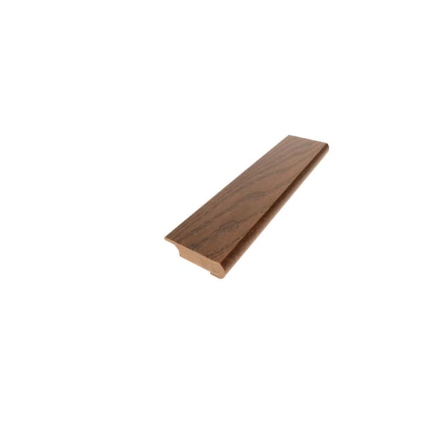 ROPPE Oak Color Garland 0.375 in. T x 0.75 in. W x 78 in. L Hardwood Trim Overlap Stair Nose