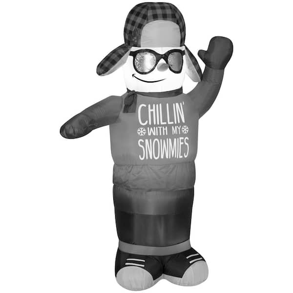 Gemmy 6 ft. H Inflatable Animated Airblown-Swaying Chillin