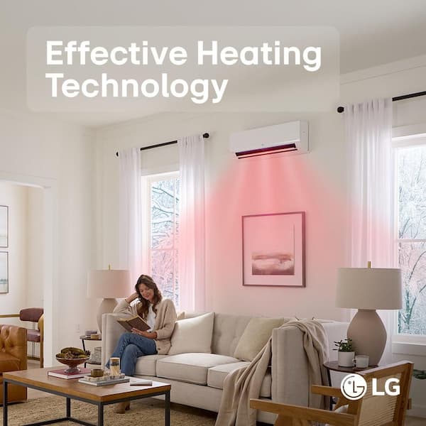 LG Indoor Unit 12,000 BTU 20 SEER2 Wi-Fi 1-Zone Ductless Mini Split Heat Pump Air Conditioner 115V KNSAH121B - The Home Depot LG Indoor Unit 12,000 BTU 20 SEER2 Wi-Fi 1-Zone Ductless Mini Split Heat Pump Air Conditioner 115V KNSAH121B - The Home Depot