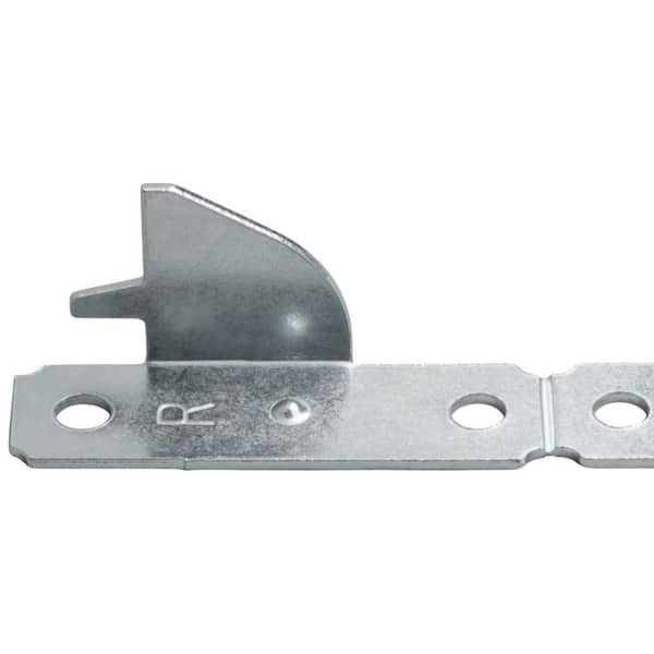 Zinc Plated Steel Single 3 in. Projection Curtain Rod Bracket (Set of 2)