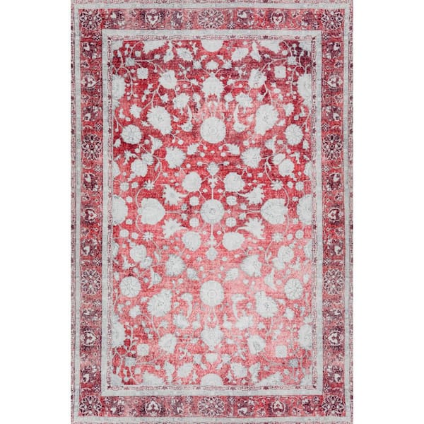 9 X 13 Red Oriental Runner Rug