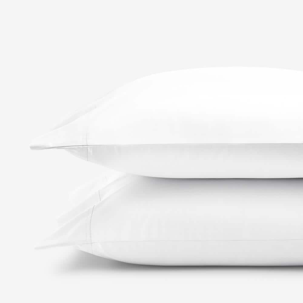 RISE Essential Satin Pillowcase - Pearl White (2 Pack)