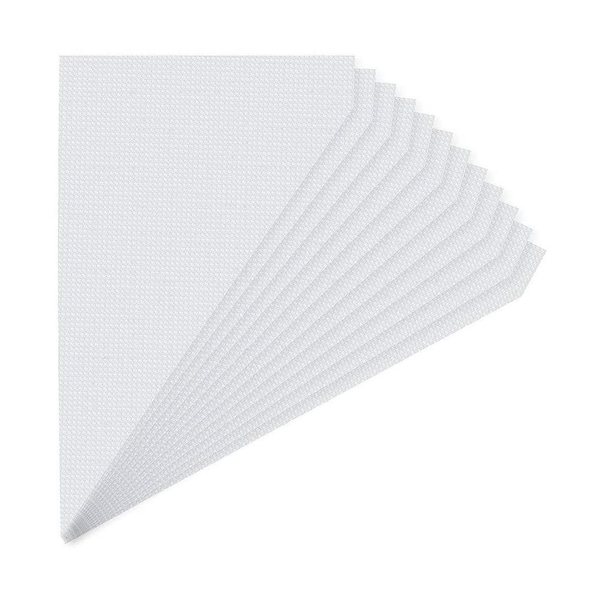 Disposable 8 in. Plastic Non-Slip Clear Piping Bags with Strong Grip for Cake and Dessert Decorating 100pcs