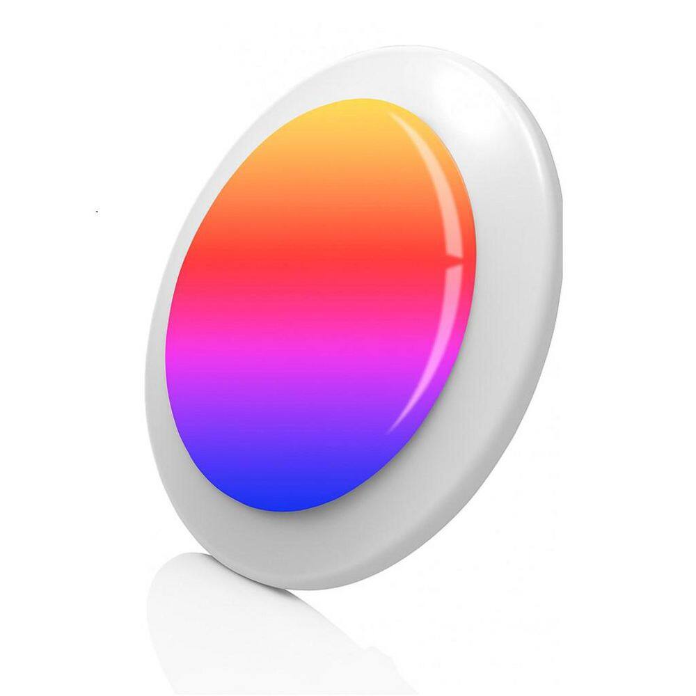 7.5 in. LED Smart Home Semi-Flush Mount Ceiling Light, 15W RGB Color Changing Dimmable Surface Mount Ceiling Lights price history on PriceWatchPro