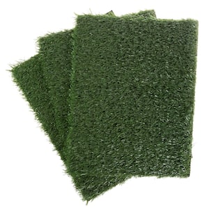 Small Replacement Puppy Potty Trainer Artificial Grass Mats (Set of 3)