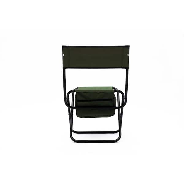 Outdoor Canvas Camping Folding Chair with Storage Bag for Picnics